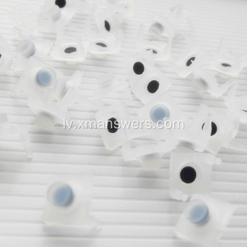 Pielāgota tastatūras slēdža vāka nospiešanas silikona gumijas poga